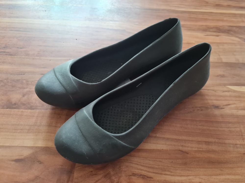 Crocs Ballerinas, Gr.  W5 (Gr. 34/35), Secondhand