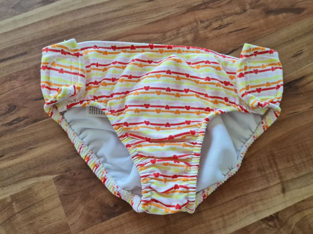 Badehose "Herzen", Gr. 86, Secondhand