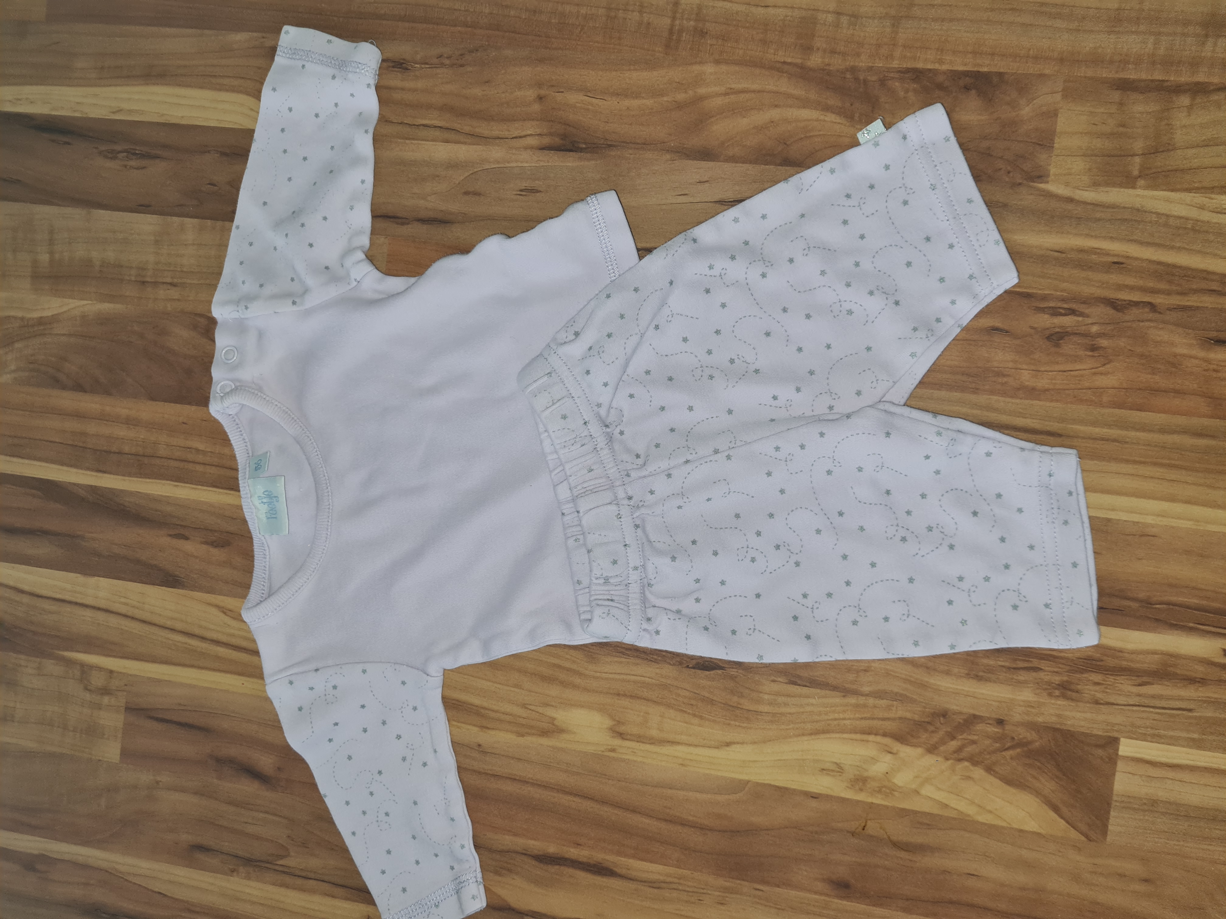 2tlg. Set für Mädchen "Stars", Gr. 56, Secondhand