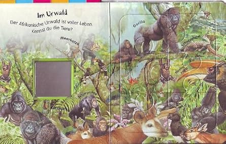 Tiere aus aller Welt Puzzlebuch Gebundene Ausgabe, Neuware