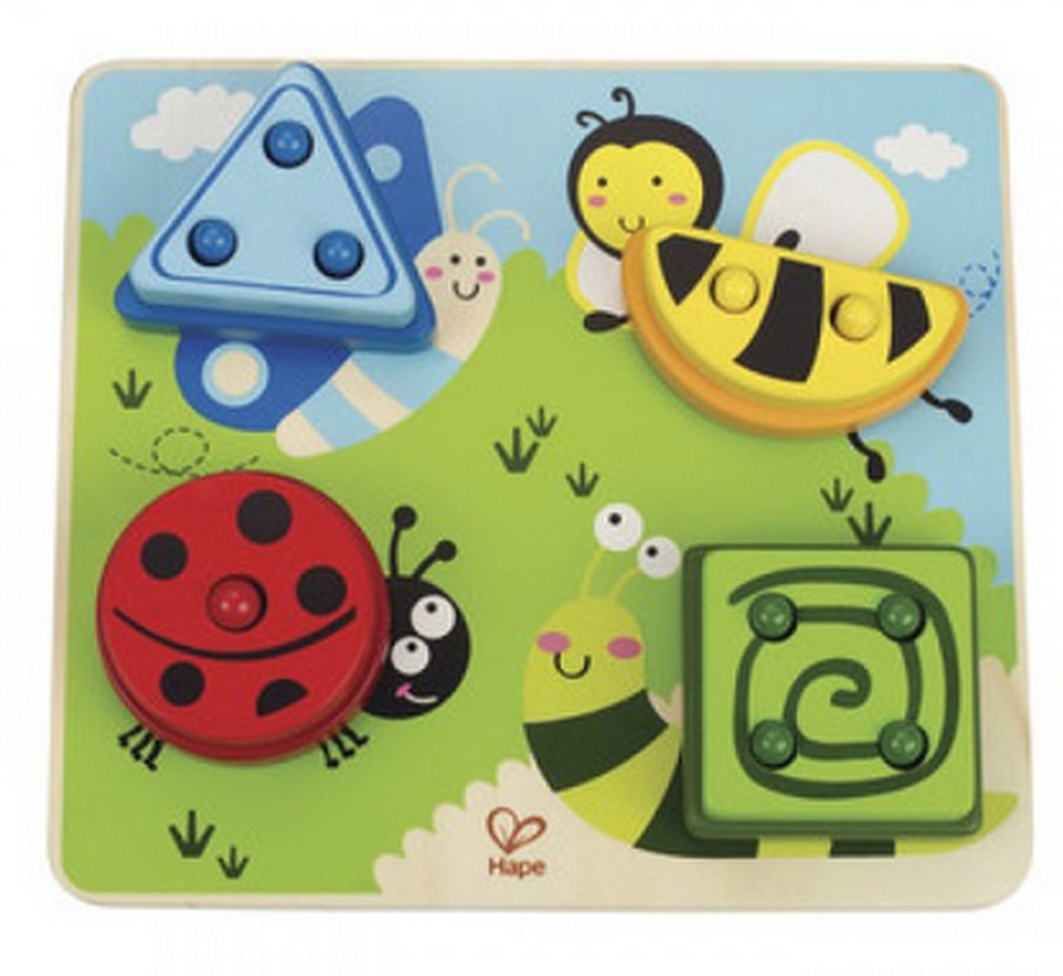 Hape Sortierspiel aus Holz "Kleine Tierwelt", 13tlg., Neuware