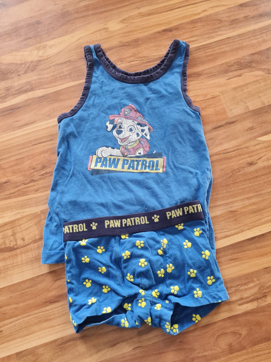 Unterwäsche-Garnitur "Paw Patrol", Gr. 110/116, Secondhand
