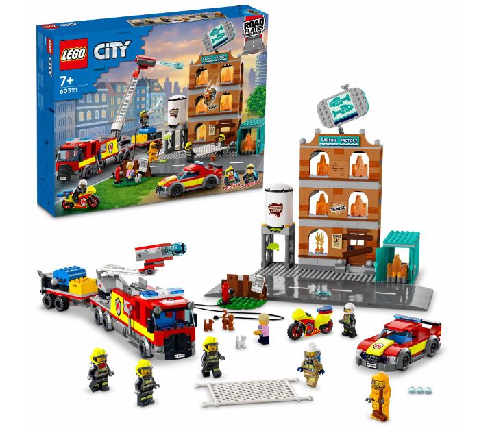 LEGO City 60321 Feuerwehreinsatz mit Löschtruppe (EOL), Neuware