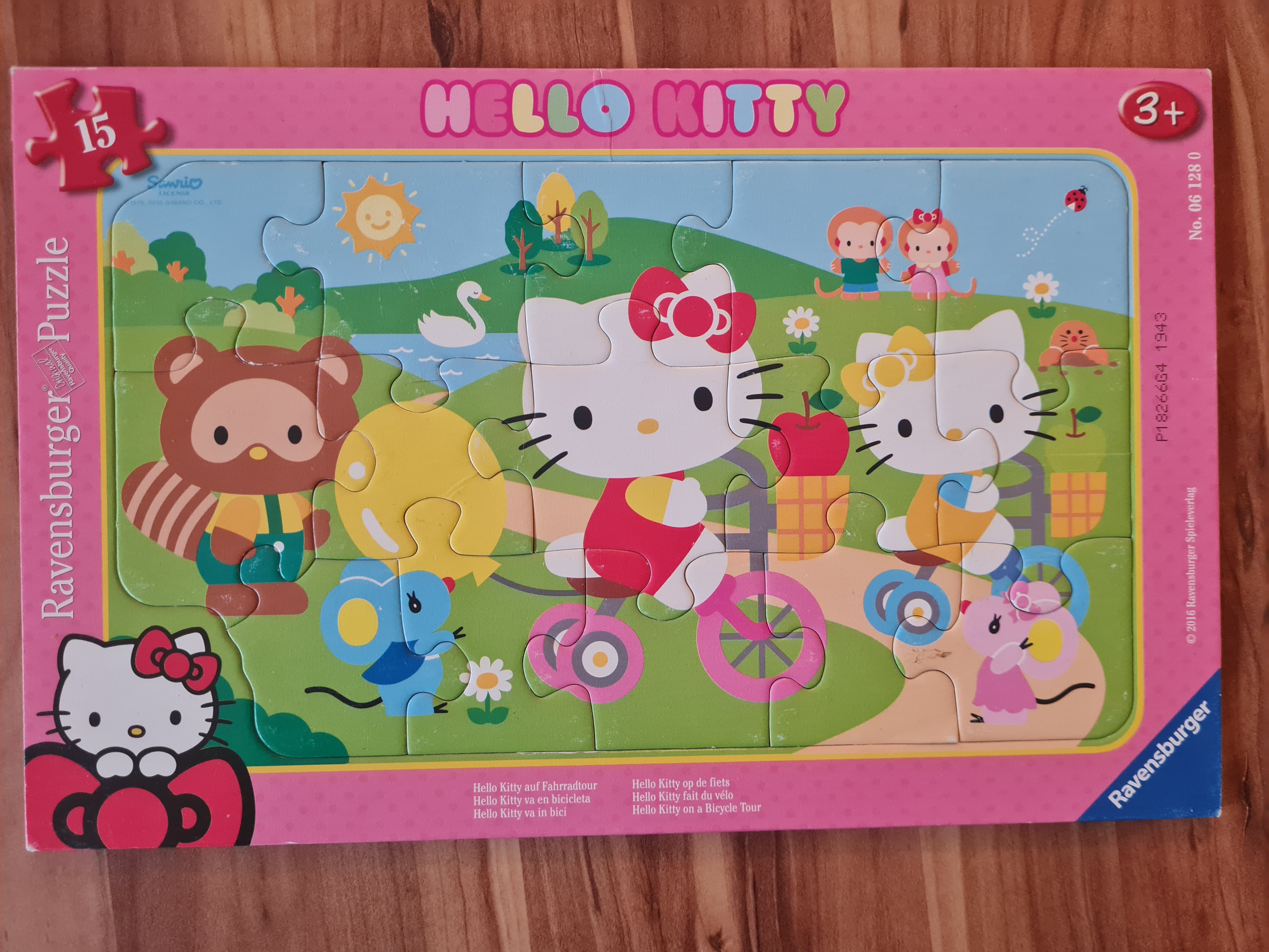 Rahmenpuzzle Hello Kitty, 15 Teile