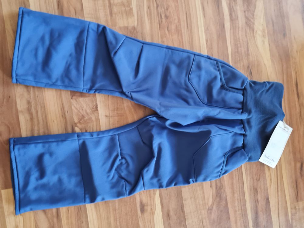 Babauba Uni-Softshellhose "Dunkelblau", Gr. 80, Neuware mit Etikett