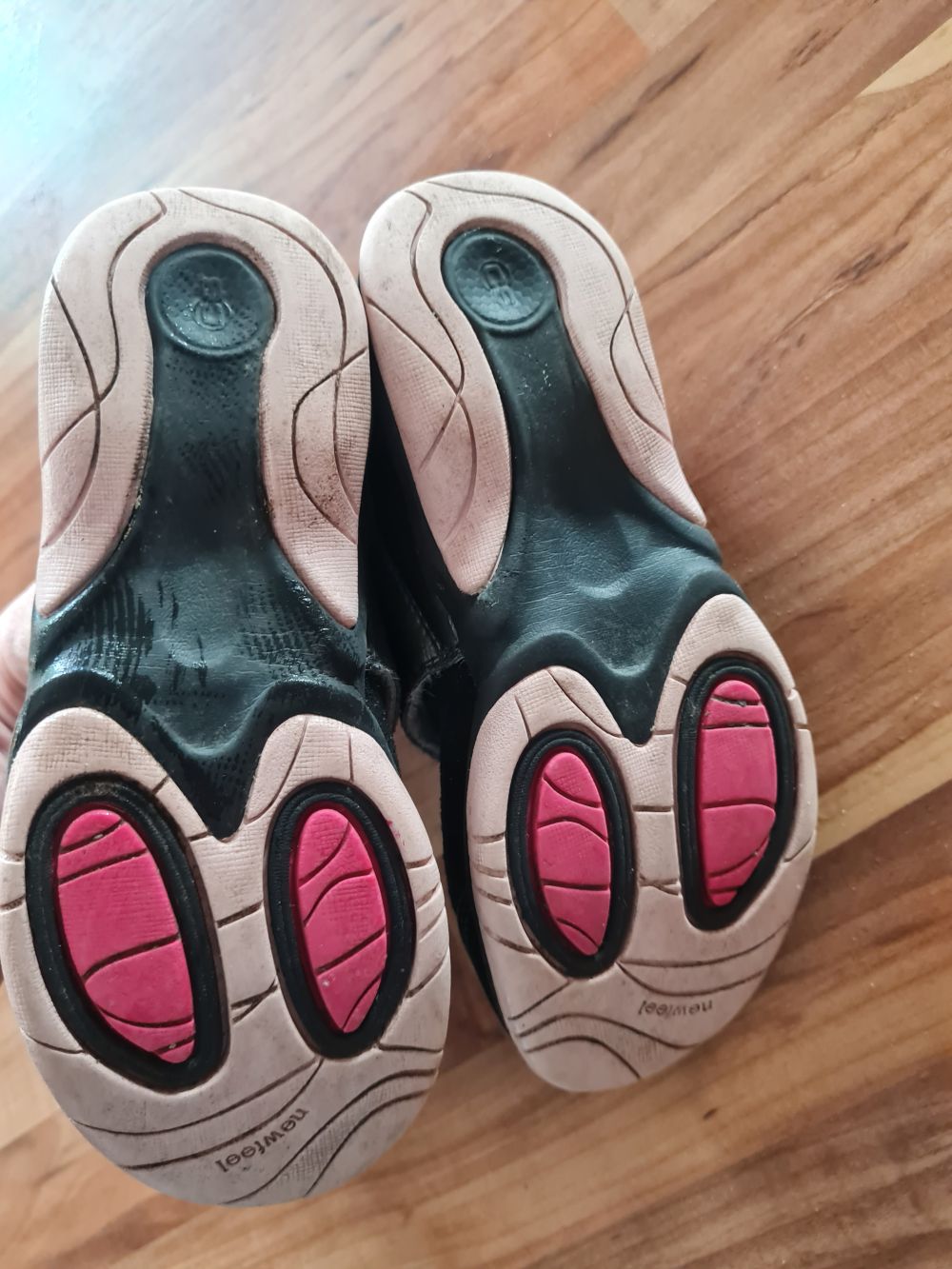 Schuhe für Mädchen, schwarz-rosa, Gr. 30, Secondhand
