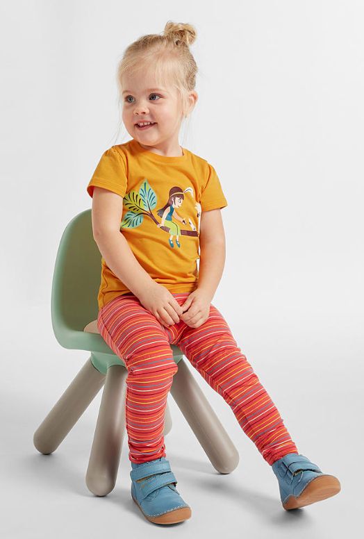 Jako-o T-Shirt Motiv KIGA, 116/122, hellorange, Neuware