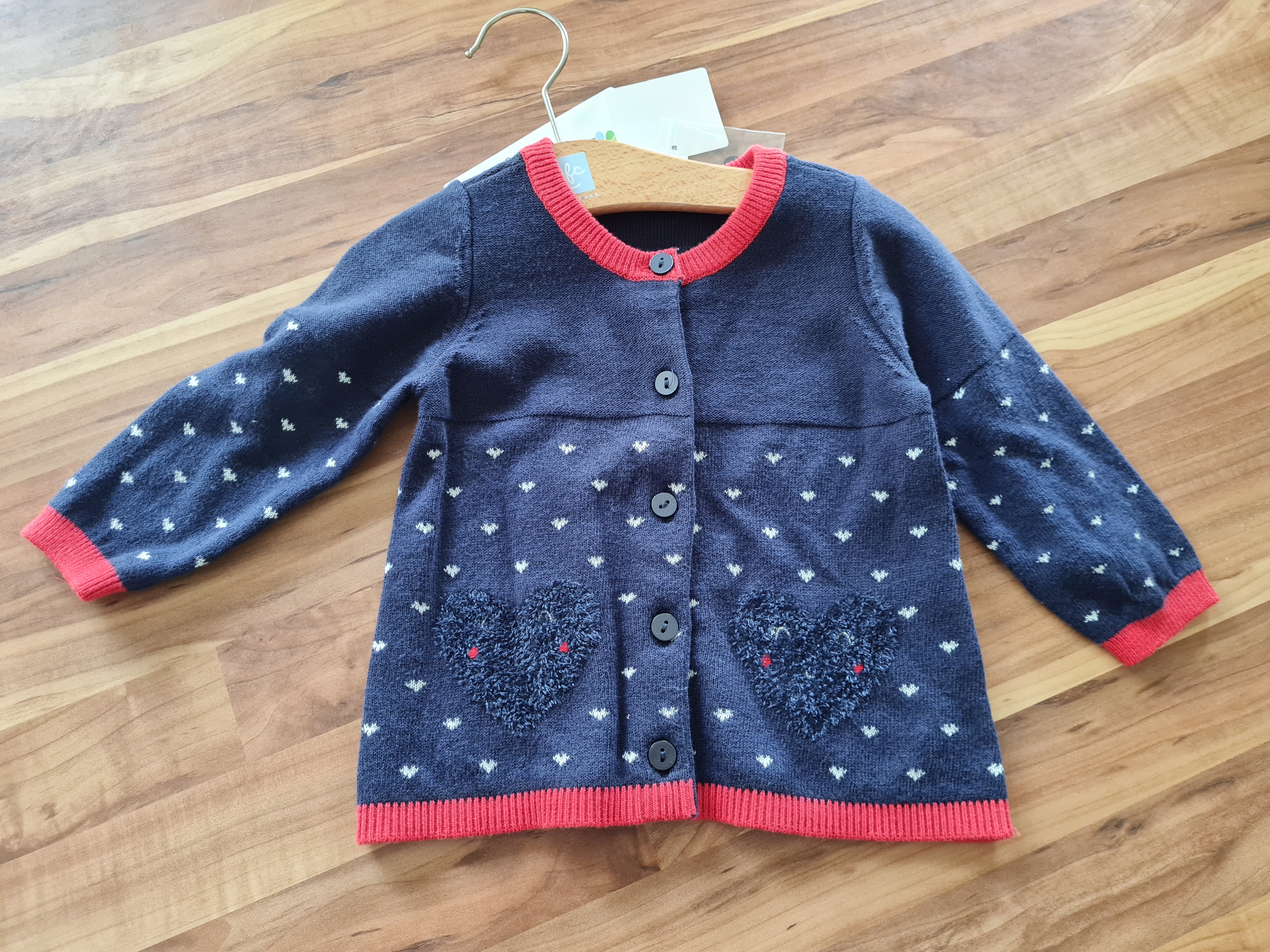 Mädchen-Strickjacke, Gr. 68, Neuware mit Etikett