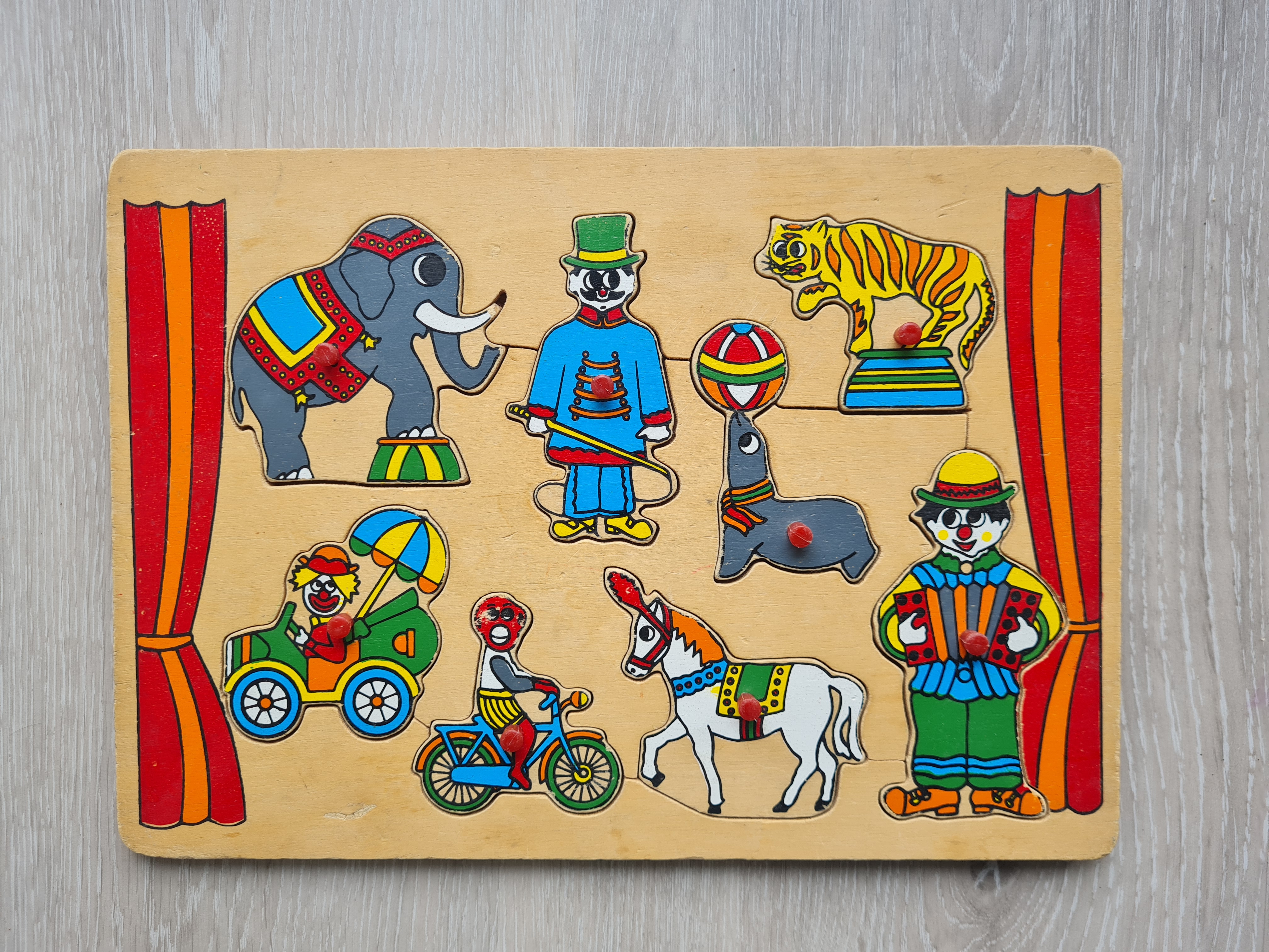 Holz Steckpuzzle