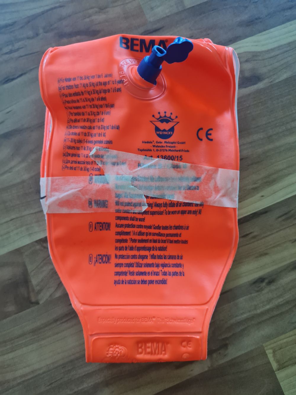 BEMA ORIGINAL Schwimmflügel - Auftriebshilfe zum Schwimmenlernen, ab 1 Jahr, Secondhand
