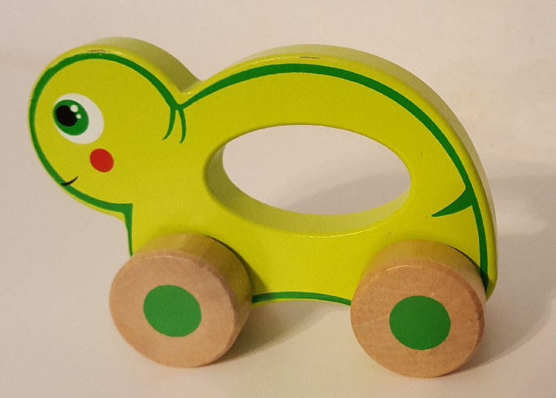 Holzschiebetier "Schildkröte", Secondhand