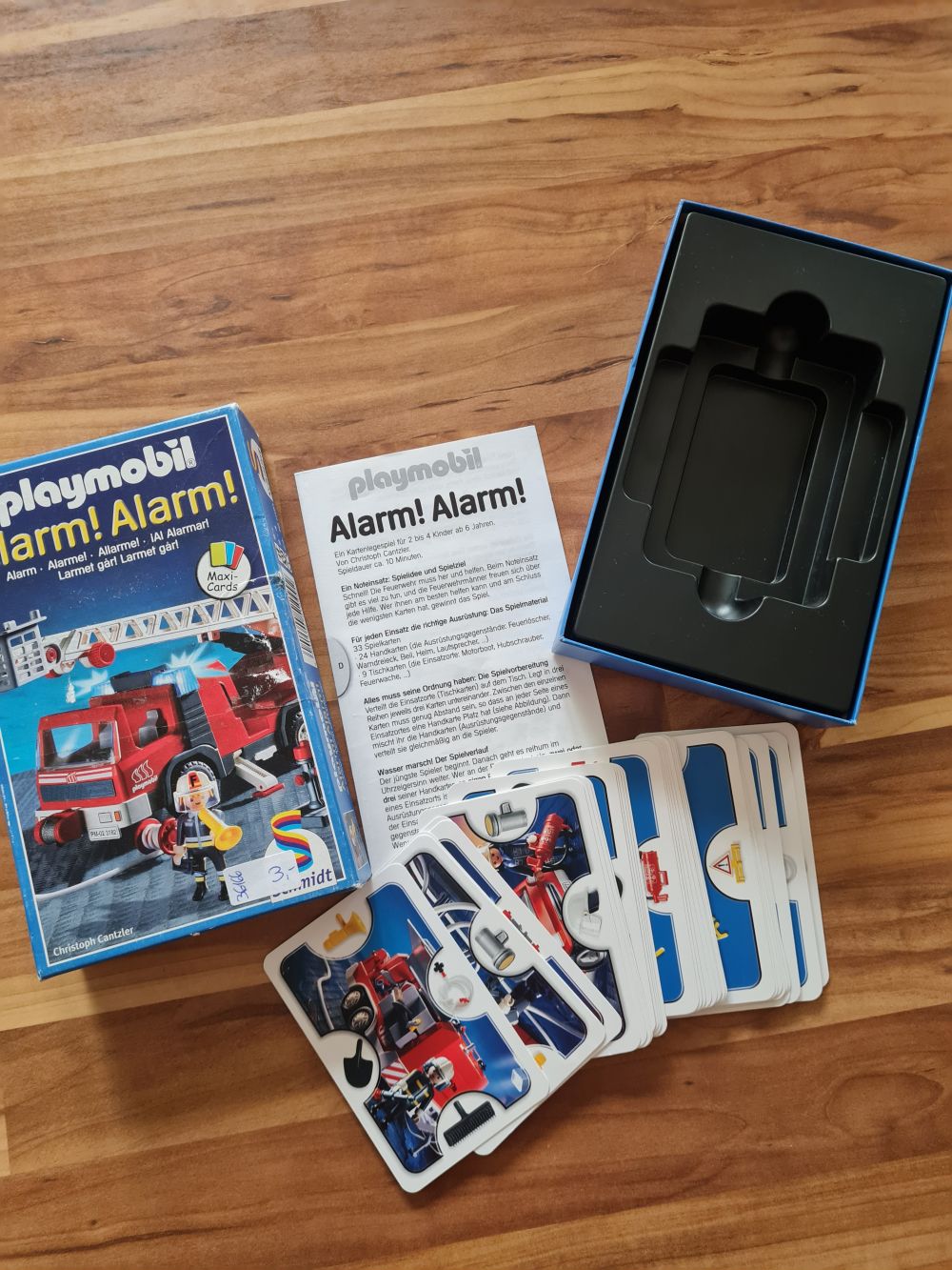 playmobil Alarm! Alarm! Kartenspiel mit Maxi-Karten, Secondhand