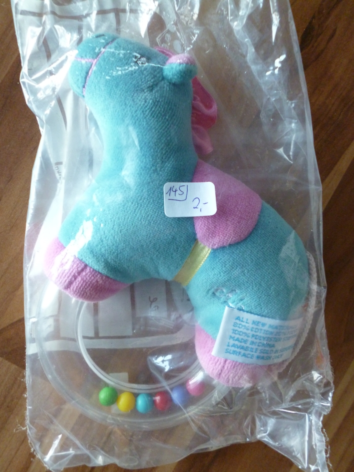CHICCO Greifling/Rassel (Blaues Pferd)