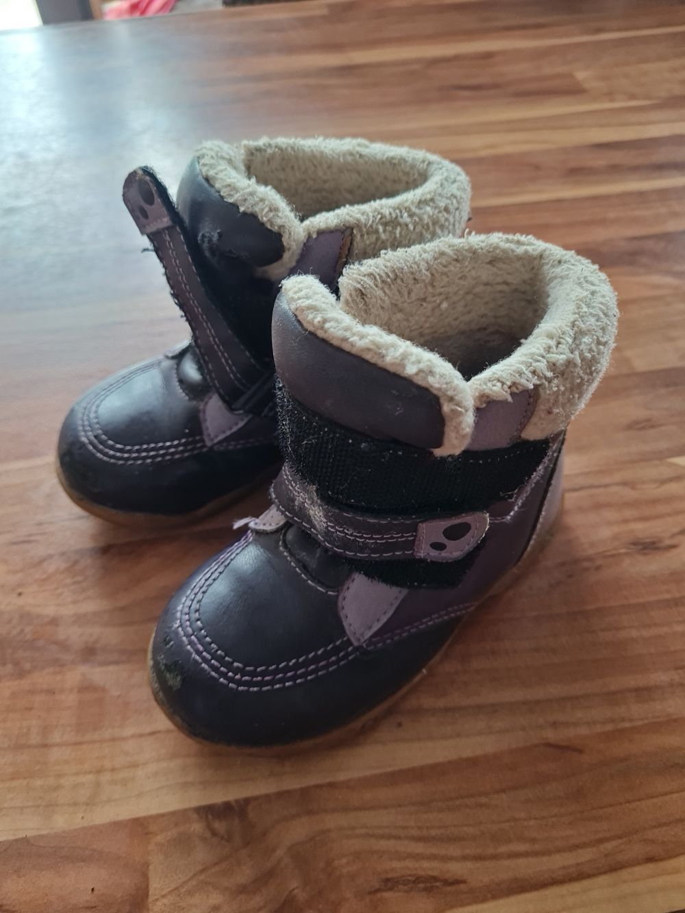 Winterstiefel, lila, Gr. 23, Secondhand