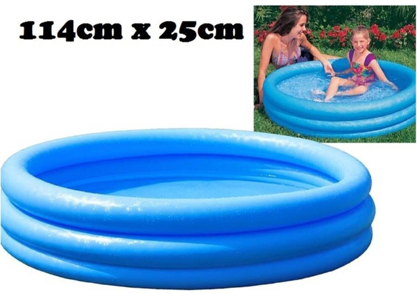 Intex 3 Ring Planschbecken, 114cm Durchmesser, Neuware