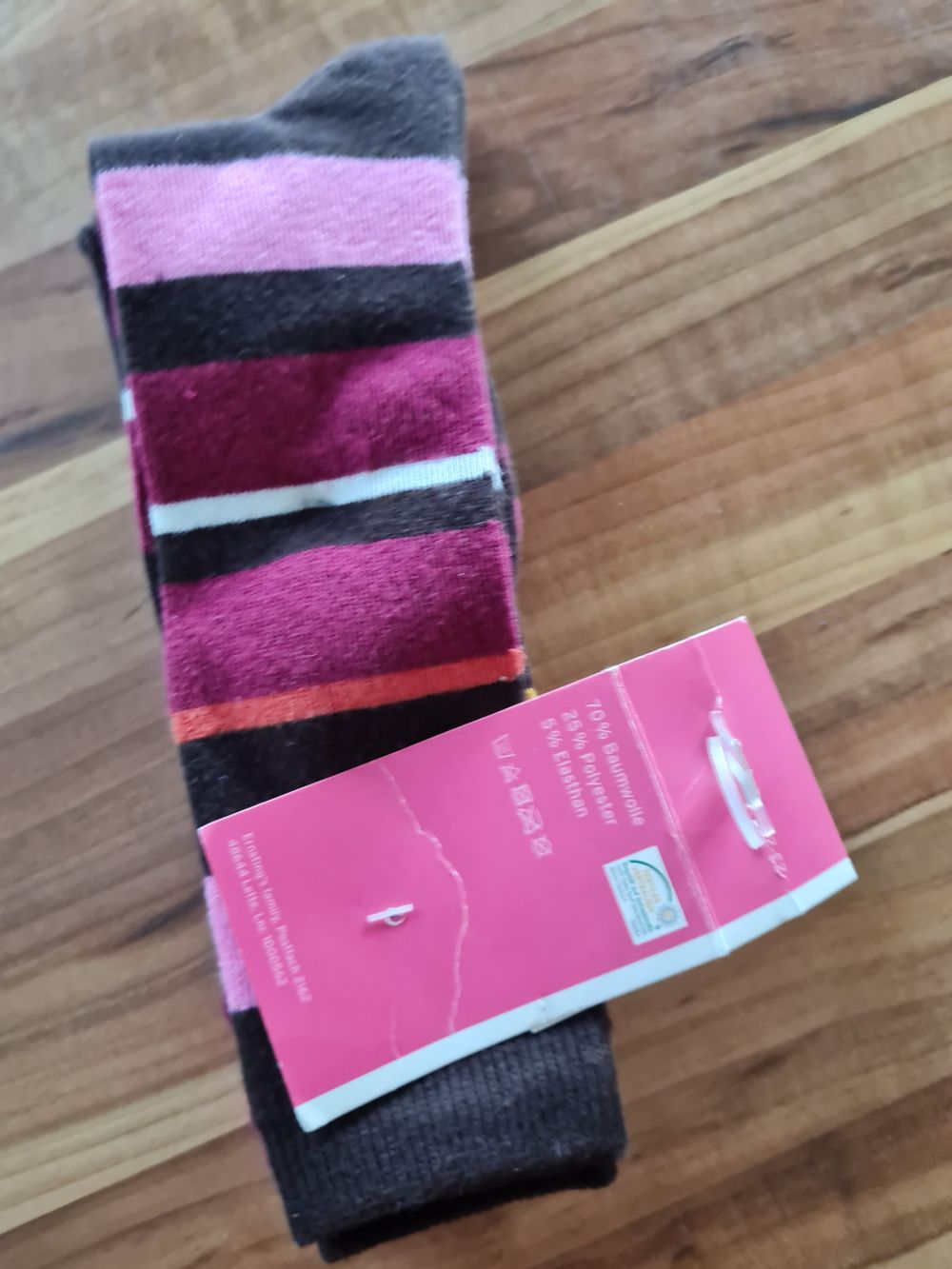 3 Paar Kinder Kniestrümpfe für Mädchen, Gr. 23-26, Neuware