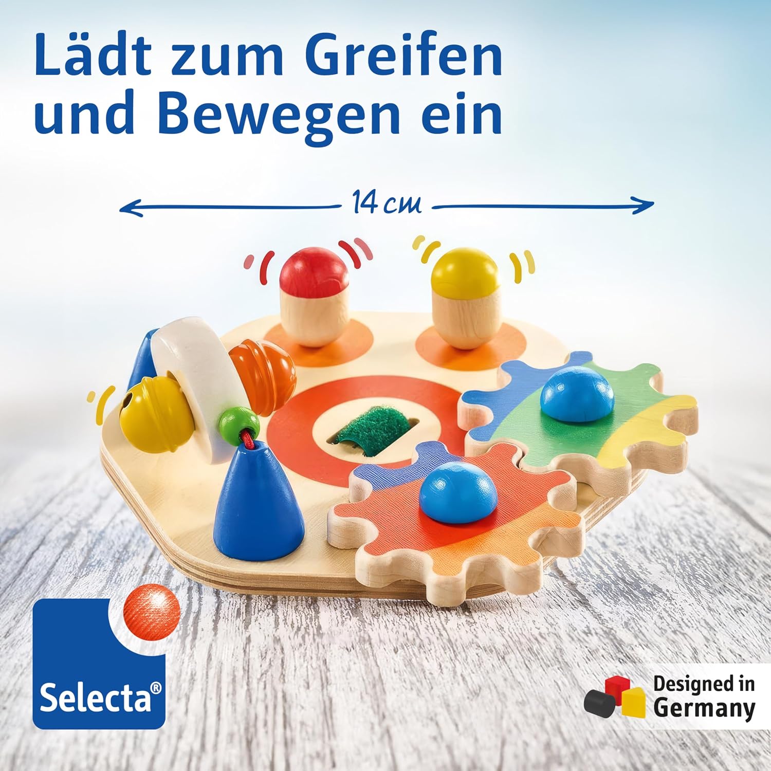 Selecta 62036 Minitivity, Motorikspielzeug, Neuware