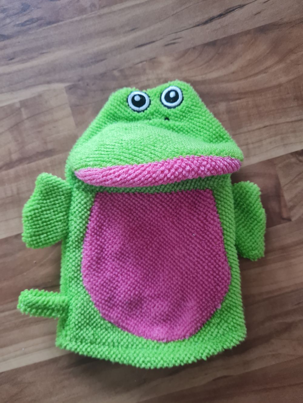 Waschhandschuh Frosch, Neuware