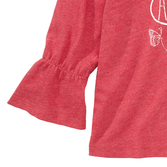 Langarmshirt für Mädchen "Hello", Gr. 122, Neuware mit Etikett