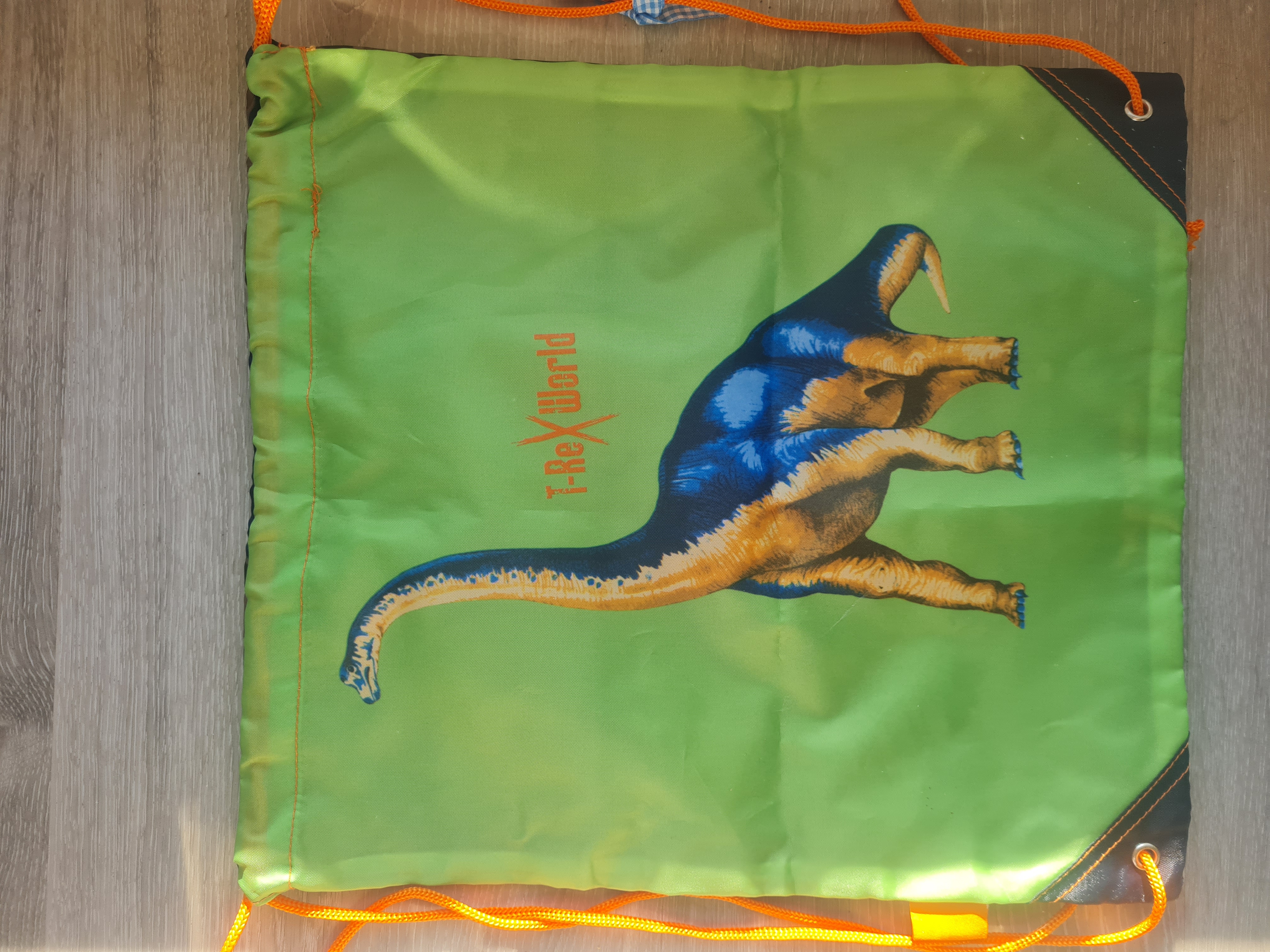 DIE SPIEGELBURG Turnbeutel T-Rex World, Neuware