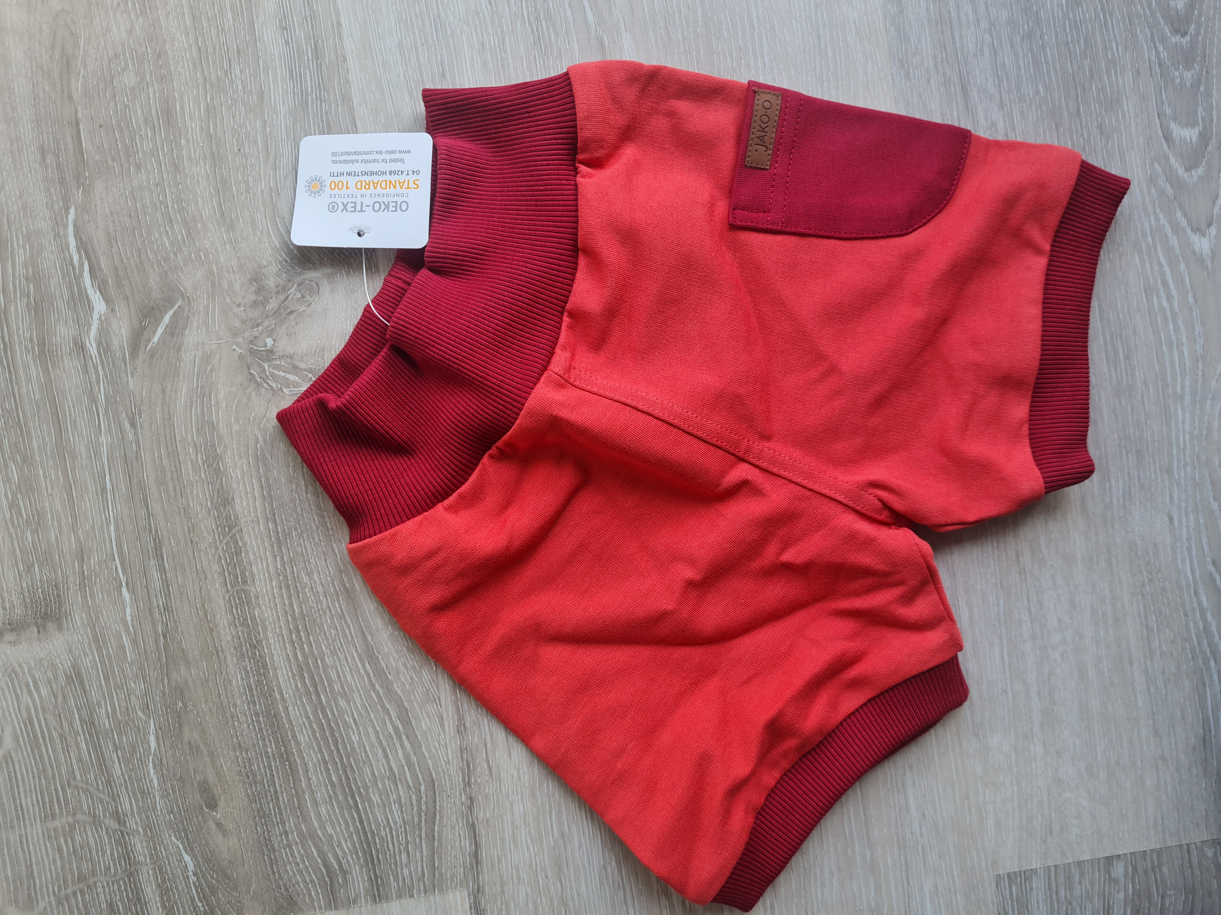 Jako-o Sweatshorts mit Wohlfühlbund, Gr. 80/86, hummer, Neuware