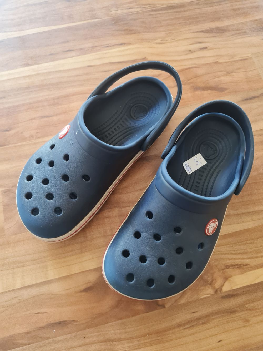 Crocs, marineblau, Gr. C12/13 (Gr. 30), Secondhand