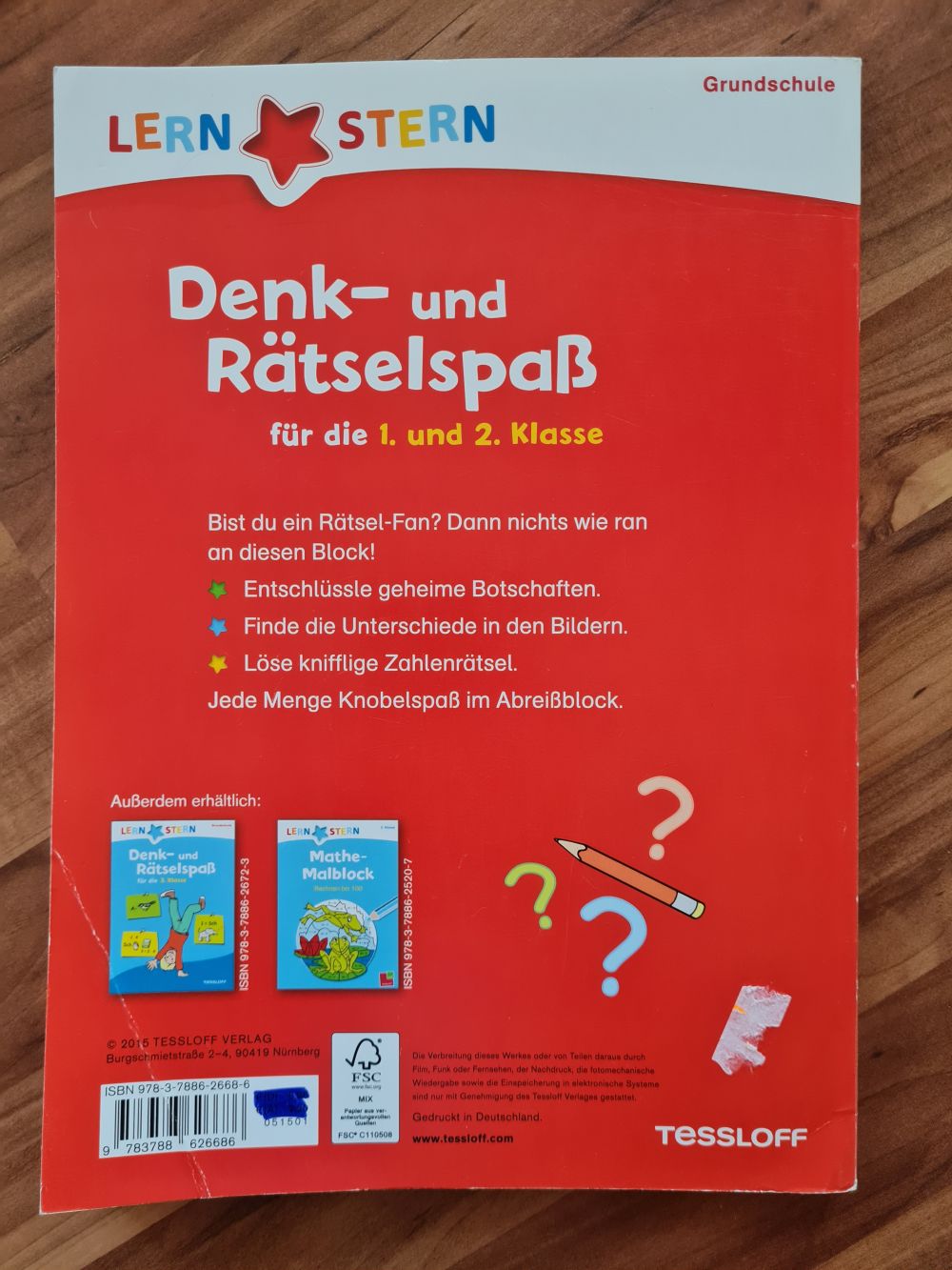 Lernstern: Denk- und Rätselspaß für die 1. und 2. Klasse, Secondhand