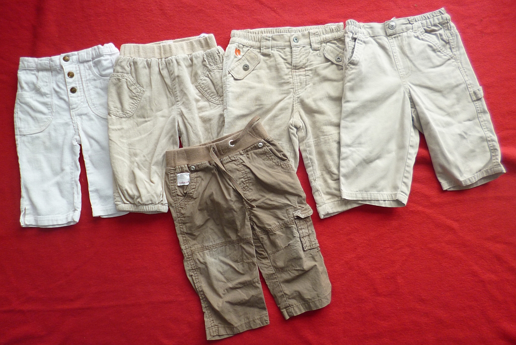 5 Hosen für Jungen (Herbst/Winter), Gr. 74, Secondhand