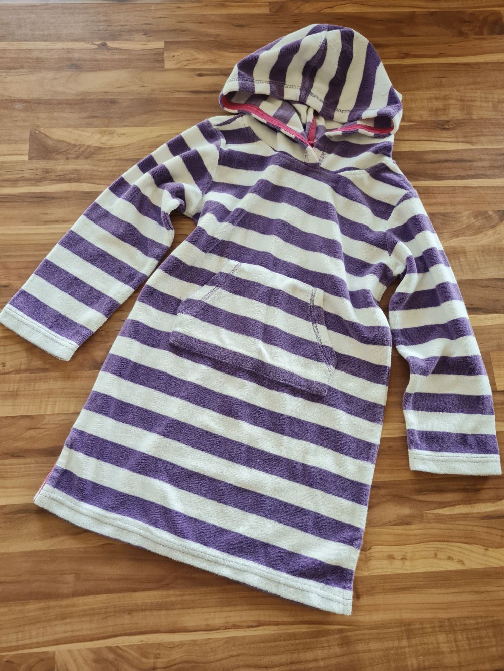 Tchibo Kuschel Frottee Kleid, Gr. 110/116, Secondhand