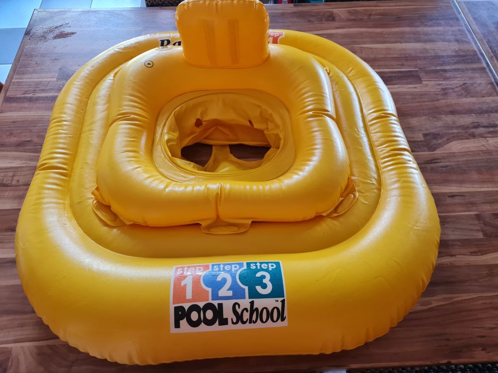Intex Baby FLOAT Pool School Schwimmhilfe Schwimmsitz bis 15Kg, Secondhand