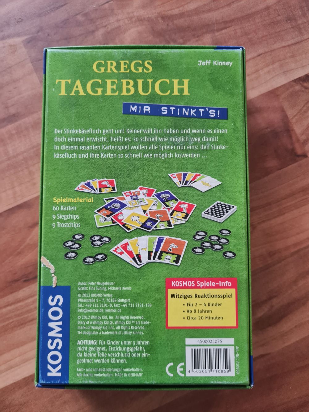 Gregs Tagebuch - Mir stinkt's, Wildes Reaktions-Spiel, Secondhand