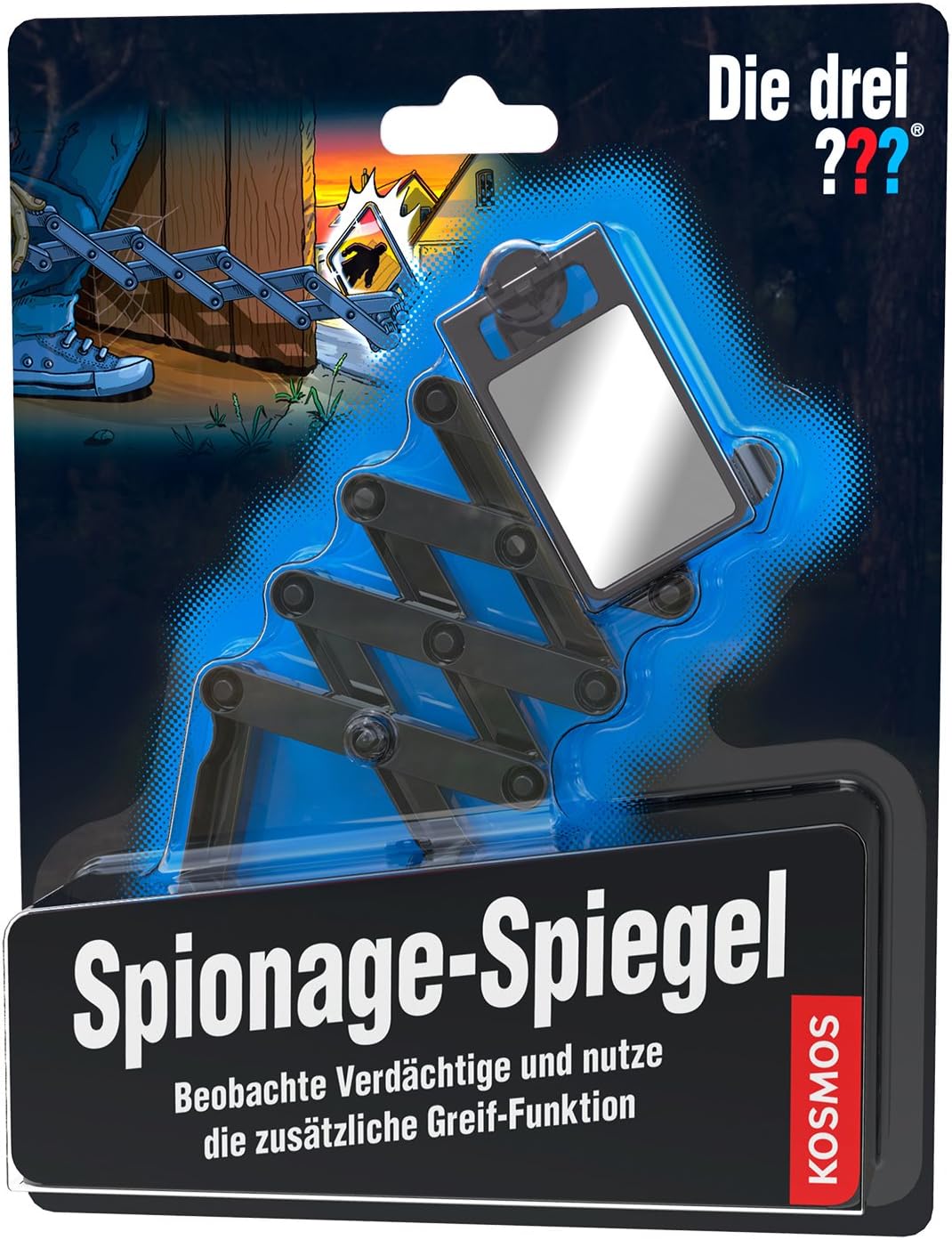 Die drei ??? Spionage-Spiegel von KOSMOS, Detektiv Gadgets, Detektivspielzeug, Detektiv Ausrüstung, Detektiv Set, Neuware