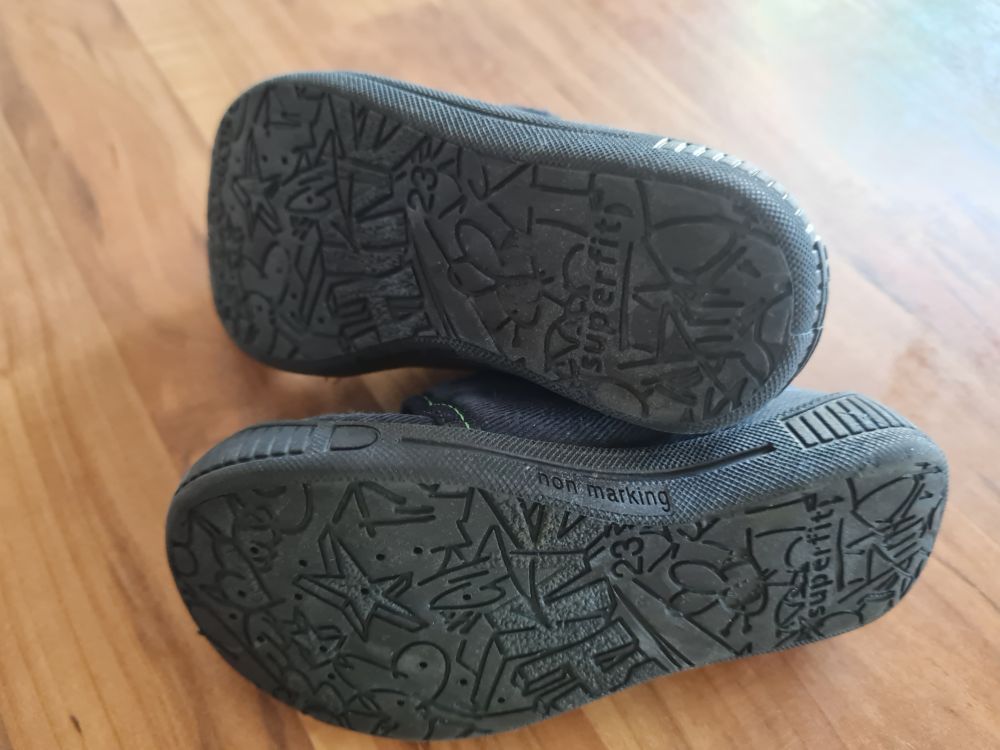 Superfit Hausschuhe "Betonmischer", Gr. 23, Secondhand