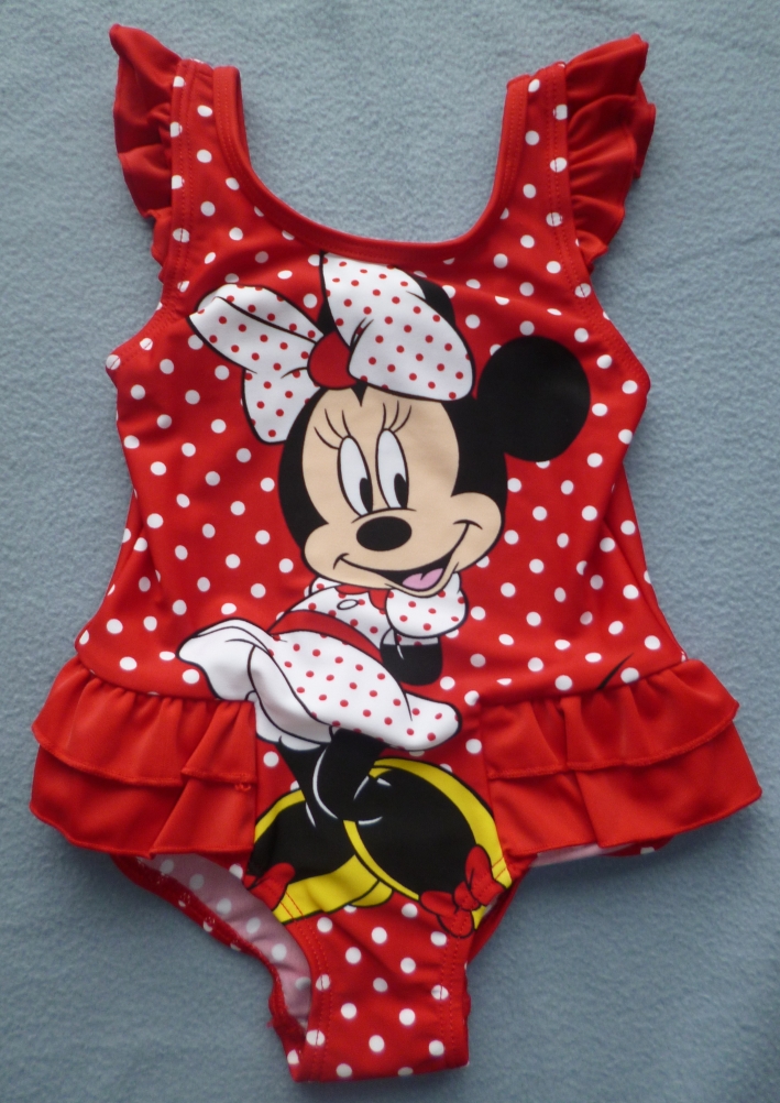 Disney Badeanzug "Minnie Mouse rot" Gr. 80, Neuware mit Etikett