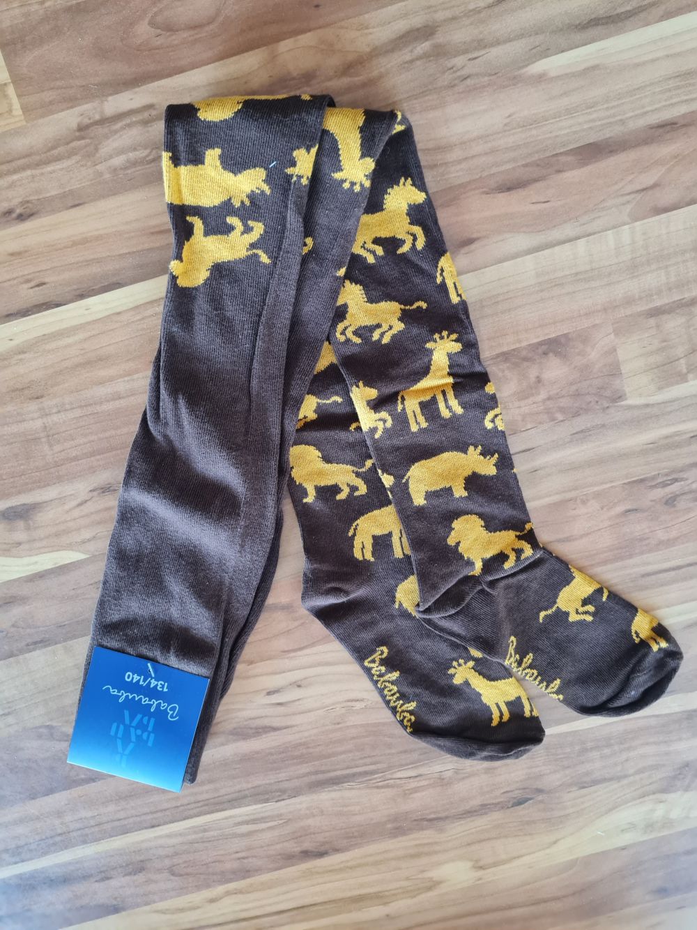 Babauba Strumpfhose "Safari Adventure", Gr. 134/140, Neuware mit Etikett