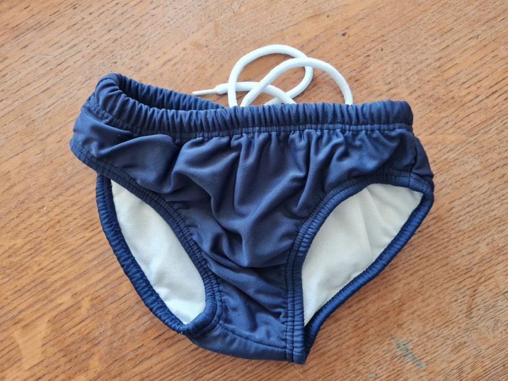 Badehose, marine, Gr. 74/80, Secondhand