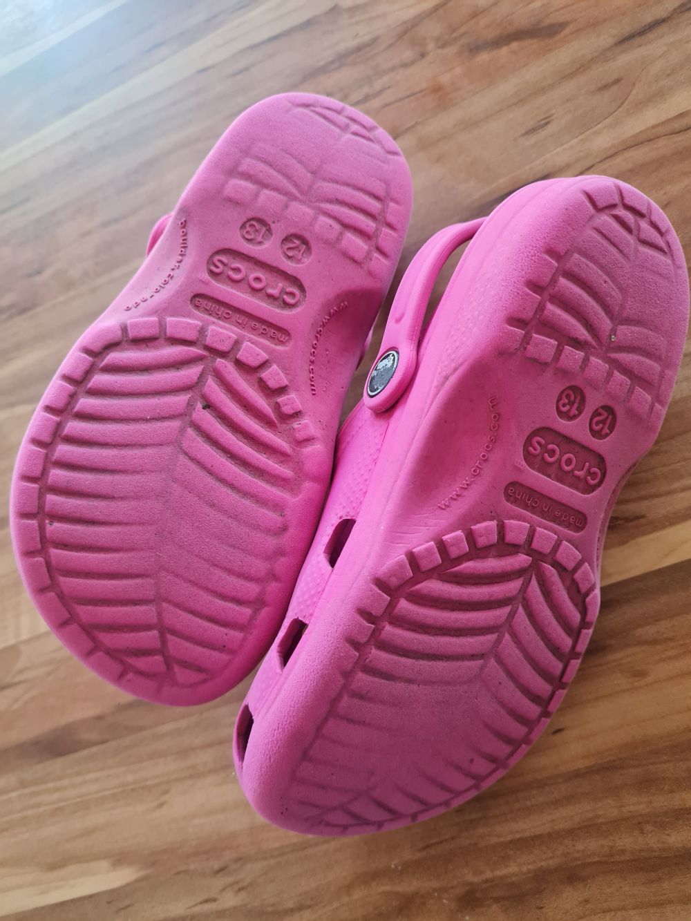 Crocs, pink, Gr. C12/13 (Gr. 30), Secondhand