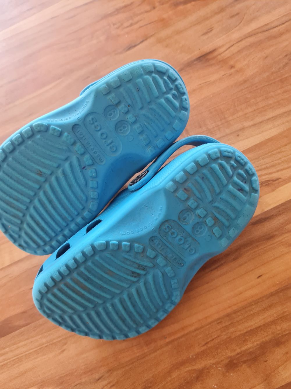 Crocs, blau, Gr. C8/9 (Gr. 24/25), Secondhand