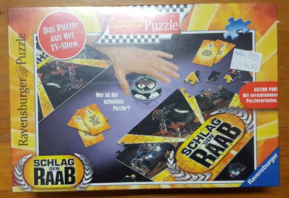 Puzzle Schlag den Raab, 2x81 Teile, Speedpuzzle, Neuware