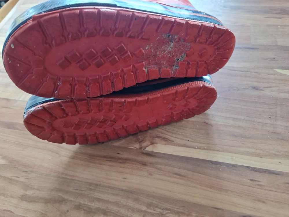 Gummistiefel "Benjamin Blümchen", rot, Gr. 32, Secondhand