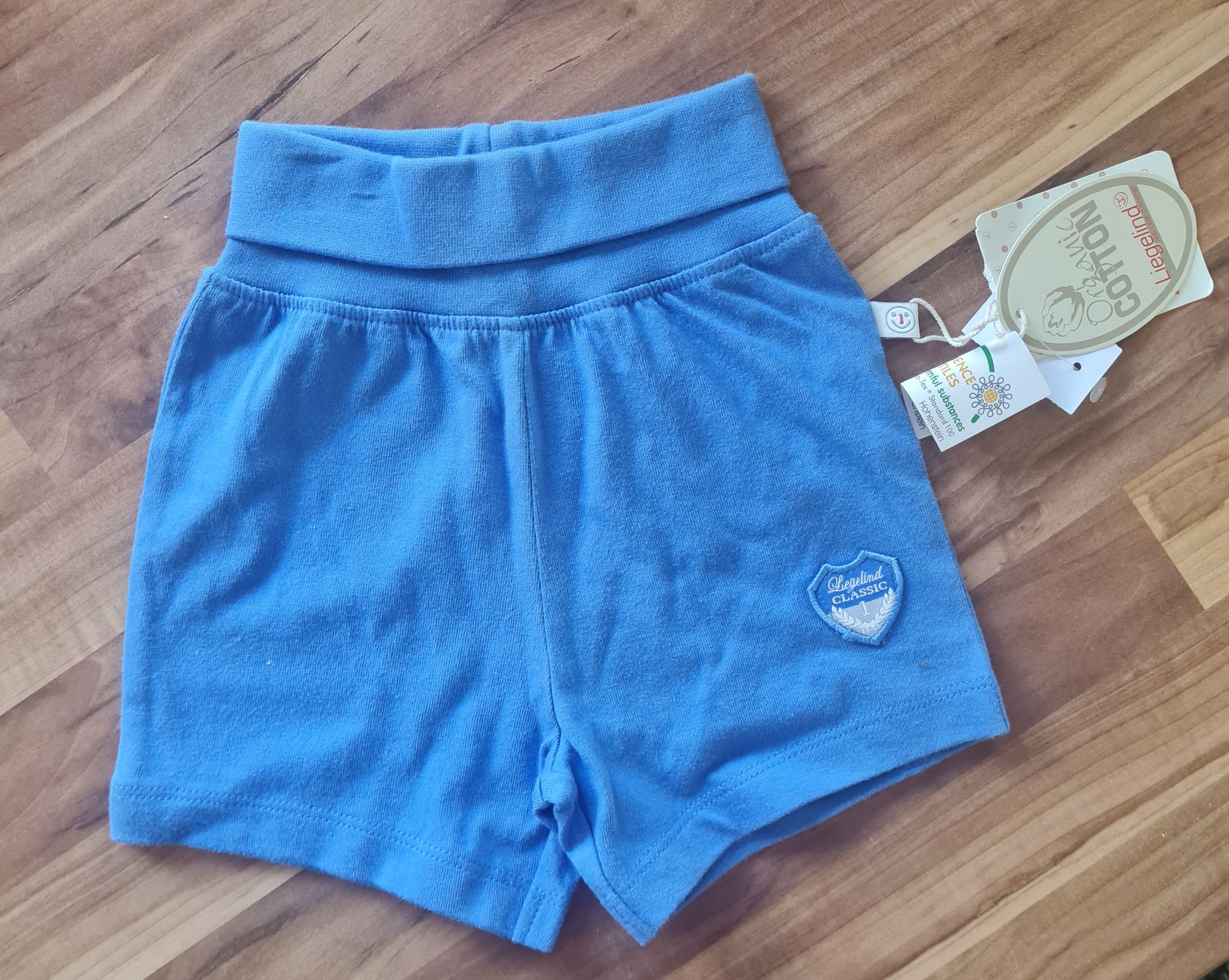 Blaue Kurze Hose Gr. 68, Neuware mit Etikett