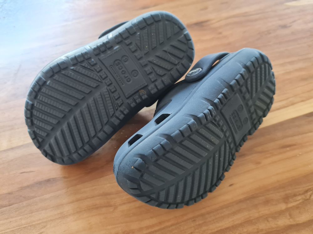 Crocs, marineblau, Gr. C6 (Gr. 22/23), Secondhand
