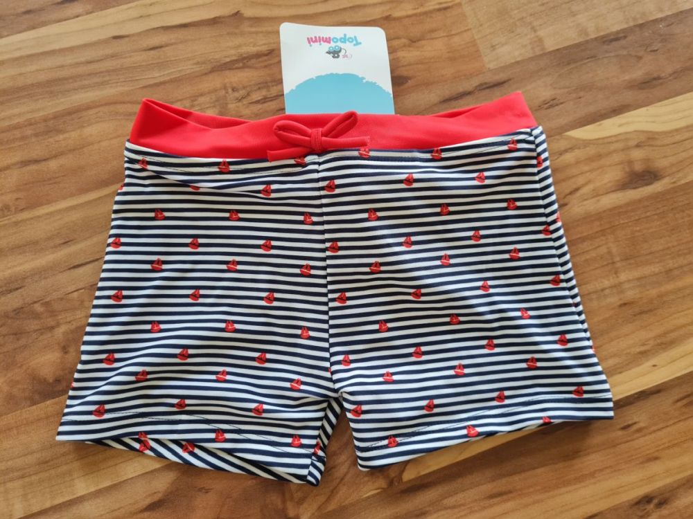Topomini Badehose "Segelschiffe", Gr. 86, Neuware mit Etikett