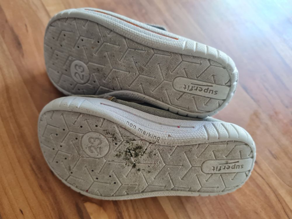 Superfit Hausschuhe "Baustelle", Gr. 23, Secondhand