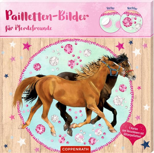 Pailletten-Bilder für Pferdefreunde, Neuware