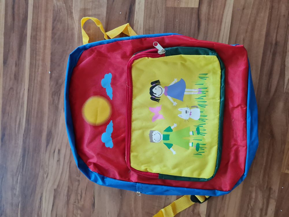 Rucksack, bunt, Neuware