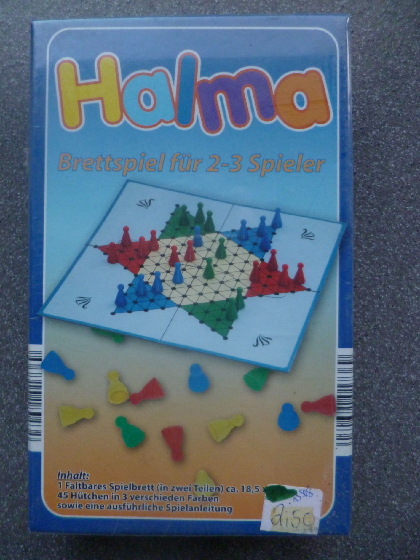 Mitbringspiel: Halma, Neuware