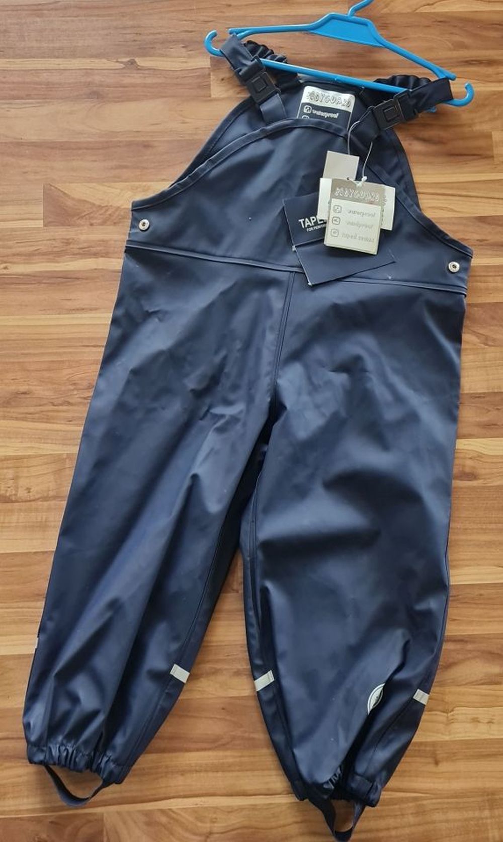 Regenhose, marine, Gr. 110, Neuware mit Etikett