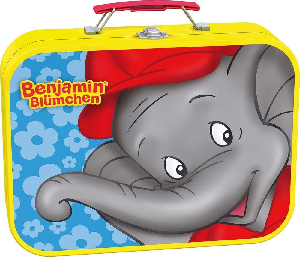 Puzzle-Box 55594 "Benjamin Blümchen" im Metallkoffer, 2x26 + 2x48 Teile, Neuware
