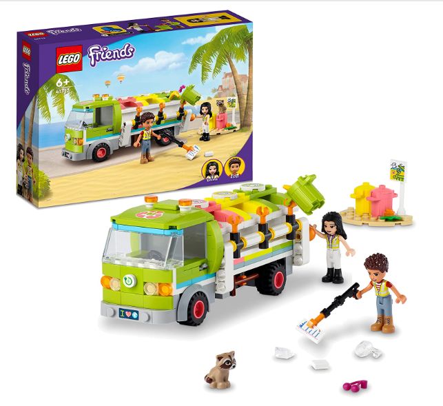 LEGO Friends 41712 Recycling-Auto, Spielzeug-Müllwagen mit Emma und River, Neuware (EOL)